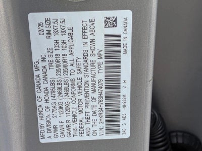 2025 Honda CR-V EX-L AWD