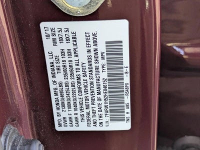 2017 Honda CR-V EX 2WD