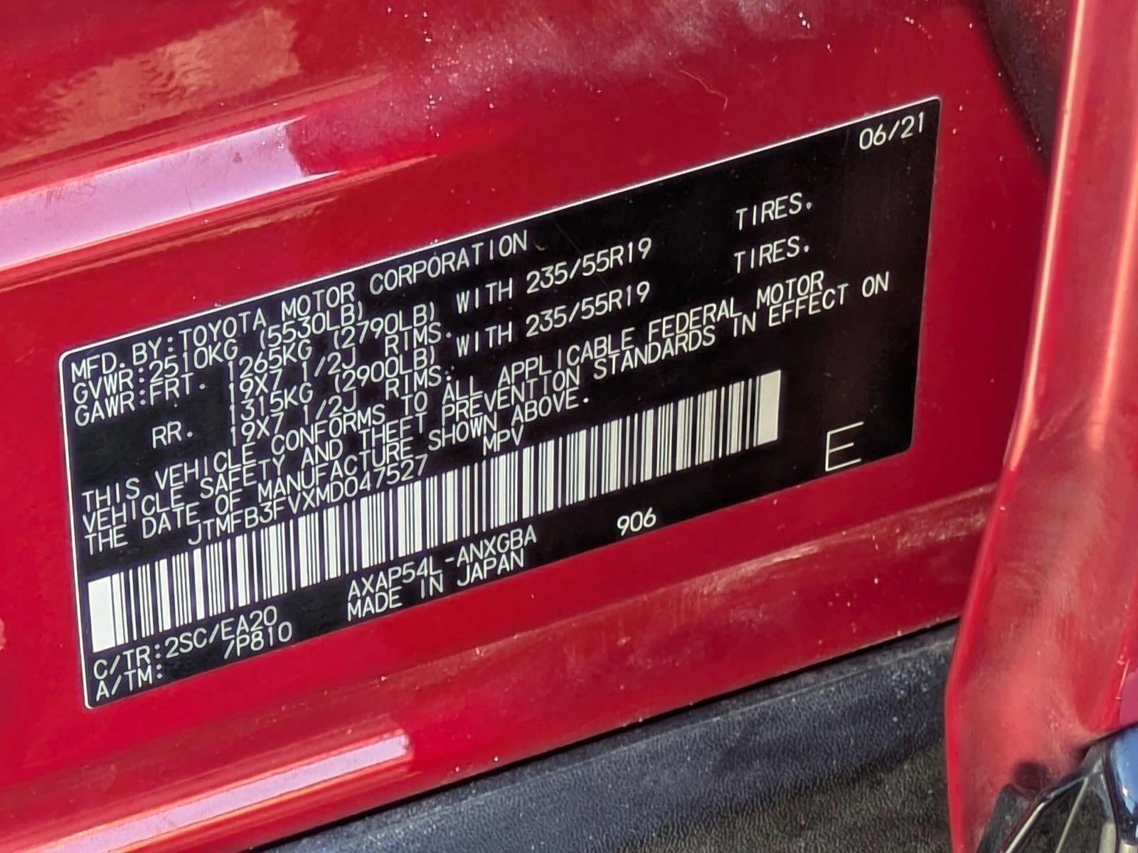 2021 Toyota RAV4 Prime XSE (Natl)