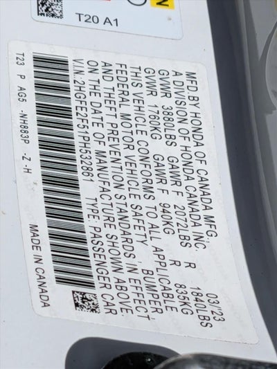 2023 Honda Civic Sedan Sport CVT