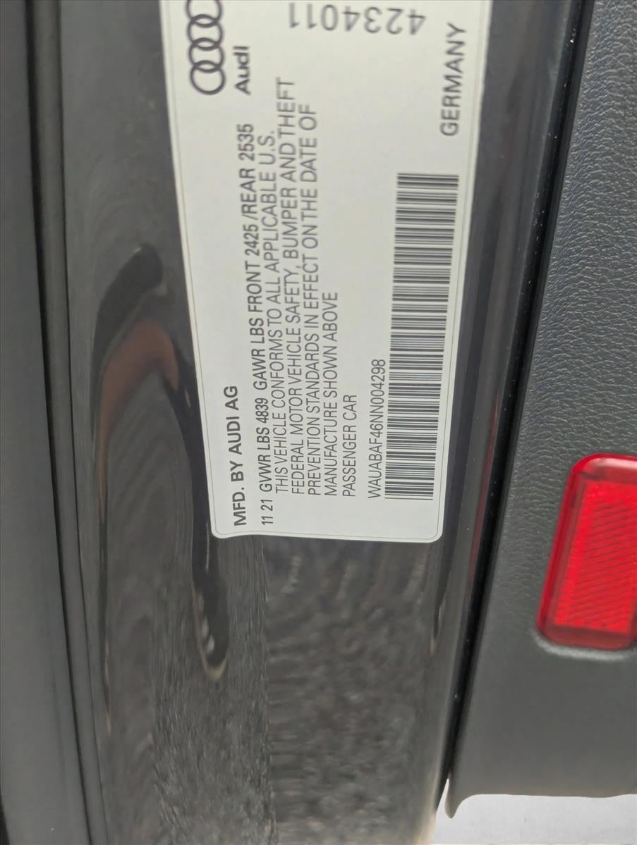 2022 Audi A4 Sedan Premium 40 TFSI quattro