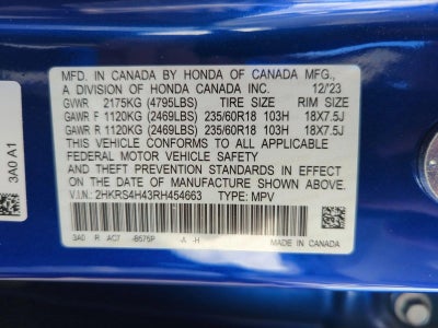 2024 Honda CR-V EX AWD