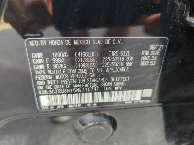 2022 Honda HR-V Sport AWD CVT