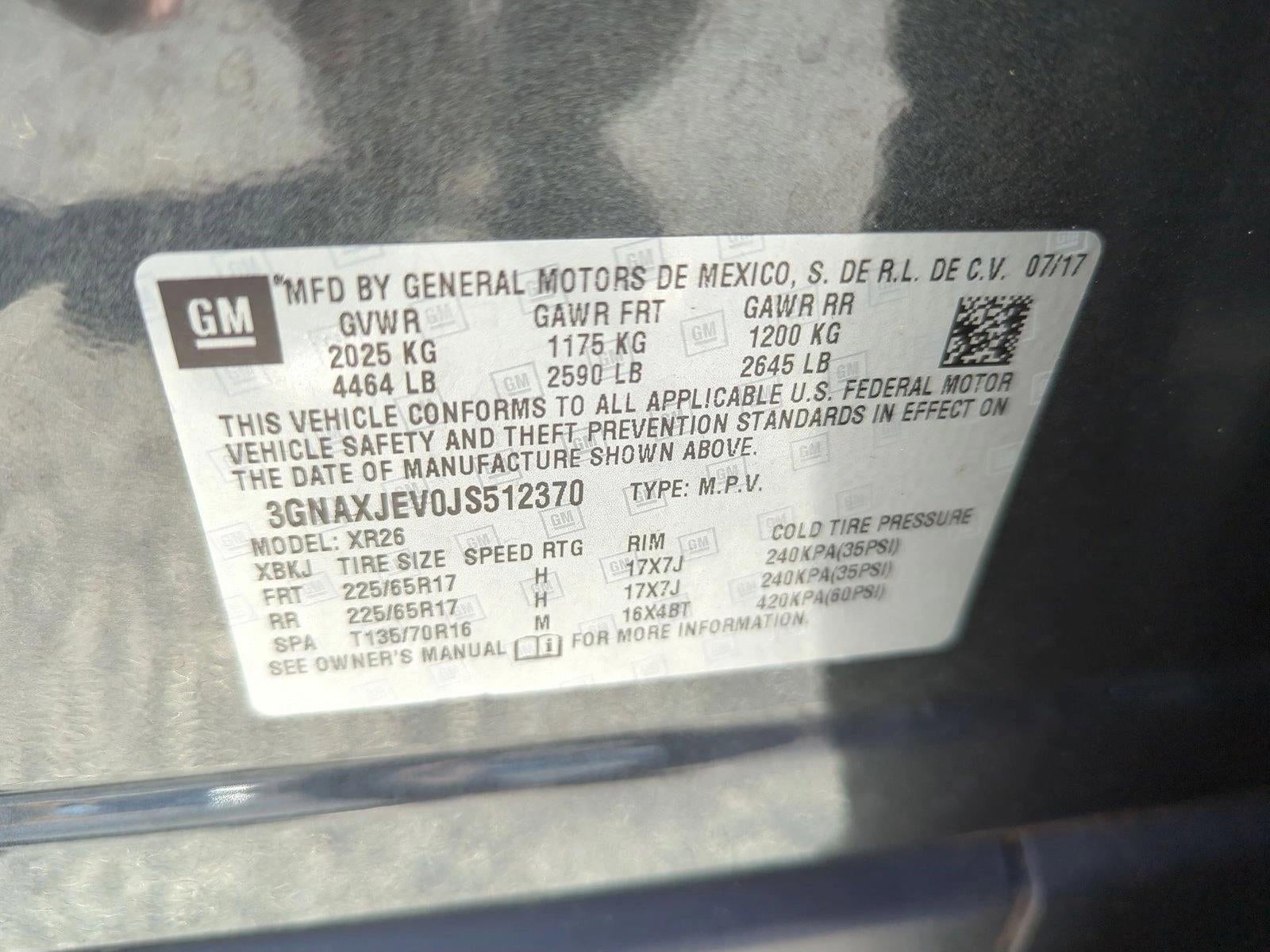 2018 Chevrolet Equinox FWD LT