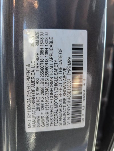 2025 Honda Pilot EX-L AWD