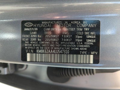 2020 Hyundai KONA SEL Plus Auto FWD