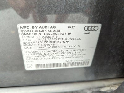 2018 Audi Q3 2.0 TFSI Premium FWD
