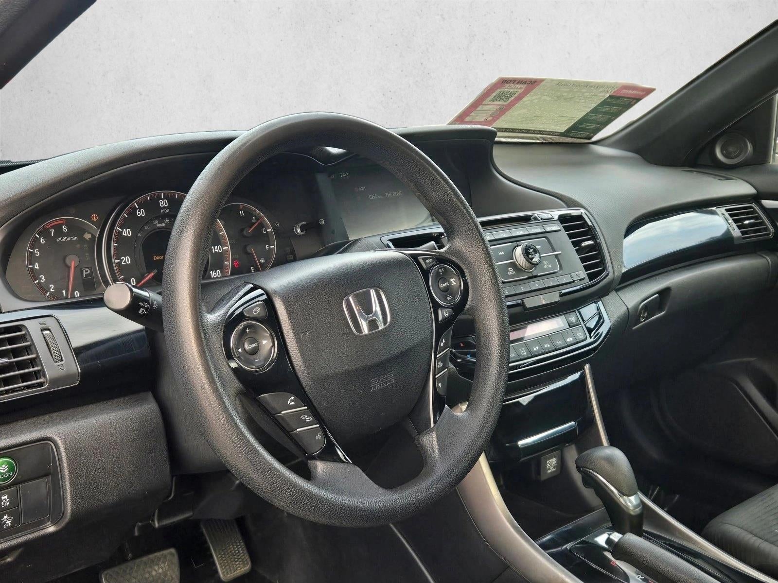 2016 Honda Accord Coupe LX-S CVT with Honda Sensing