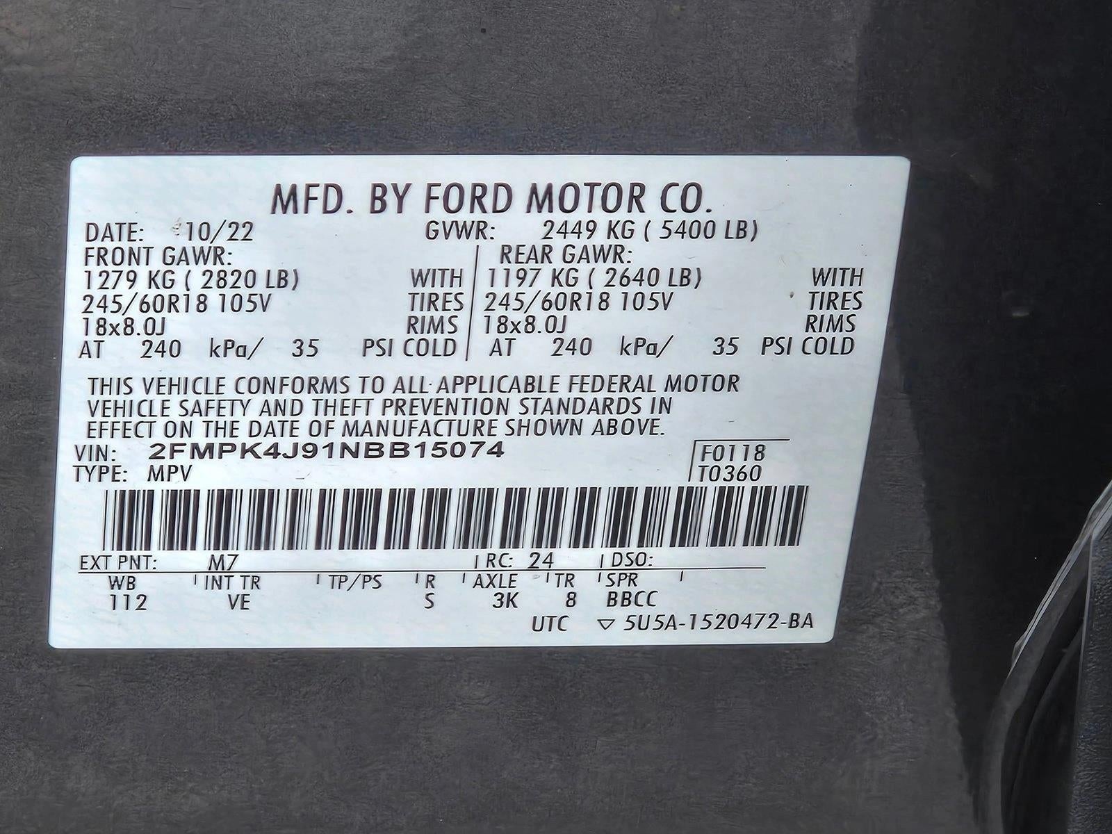 2022 Ford Edge SEL AWD