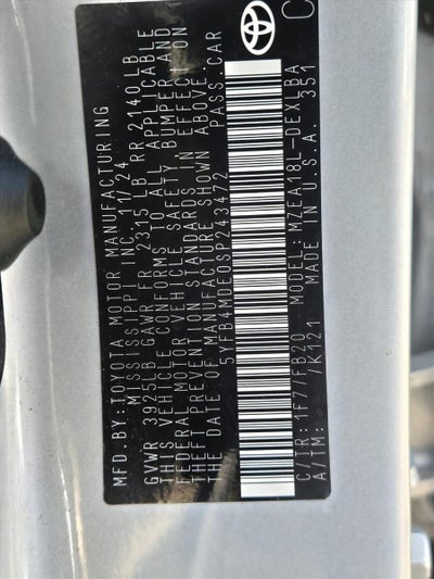 2025 Toyota Corolla LE CVT (Natl)