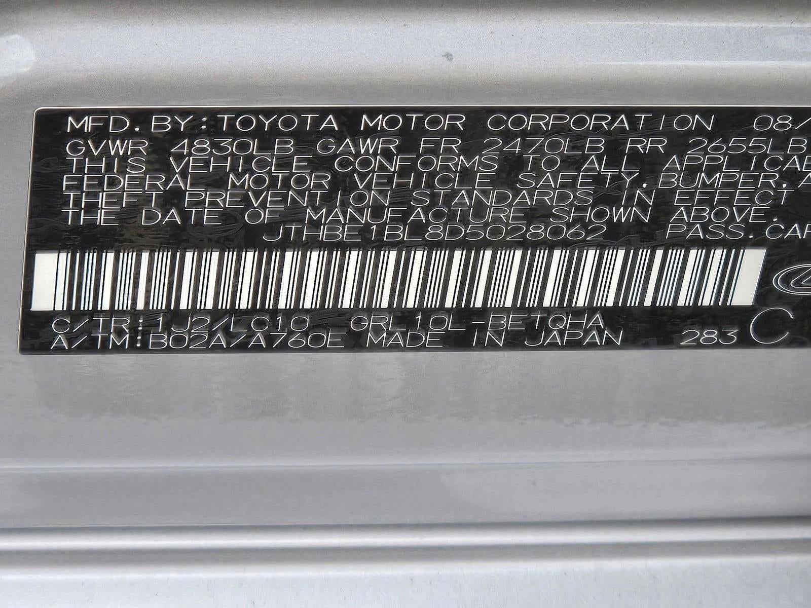 2013 Lexus GS 350 4dr Sdn RWD