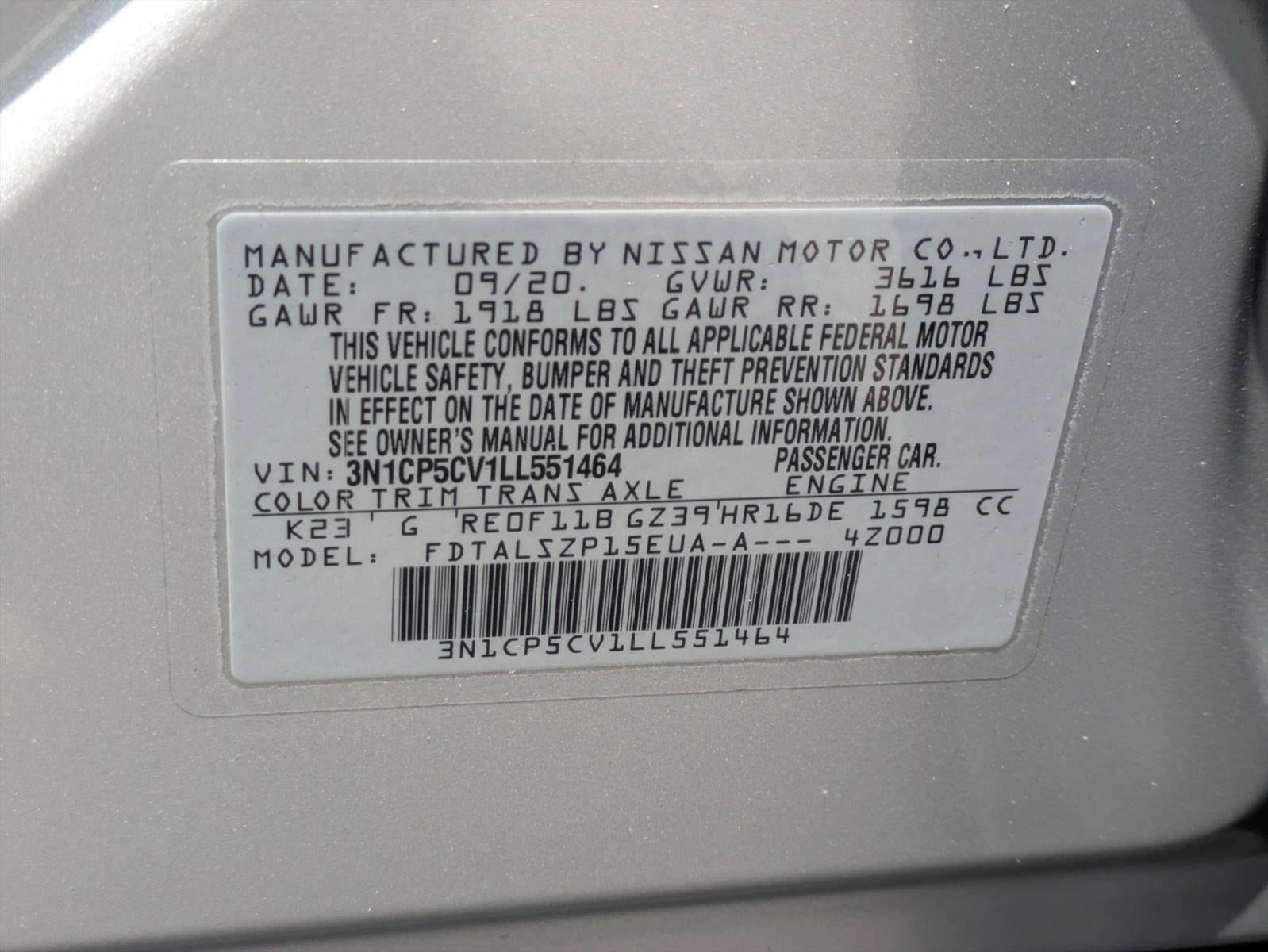 2020 Nissan Kicks SV FWD