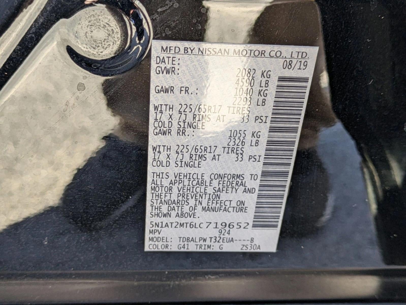 2020 Nissan Rogue FWD S