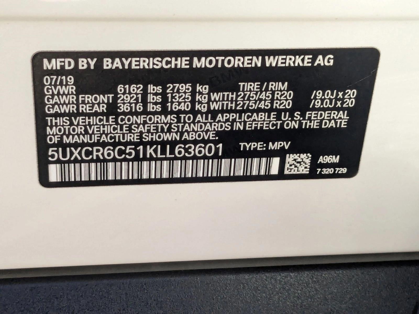 2019 BMW X5 xDrive40i Sports Activity Vehicle