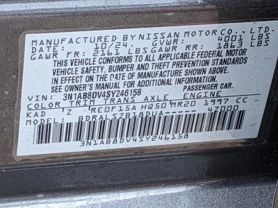 2025 Nissan Sentra SR CVT