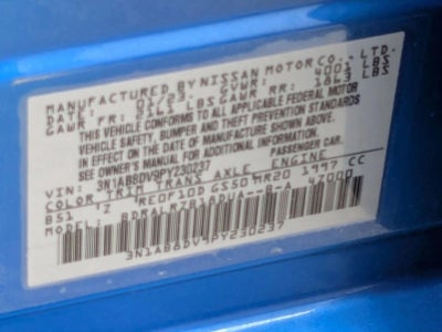 2023 Nissan Sentra SR CVT