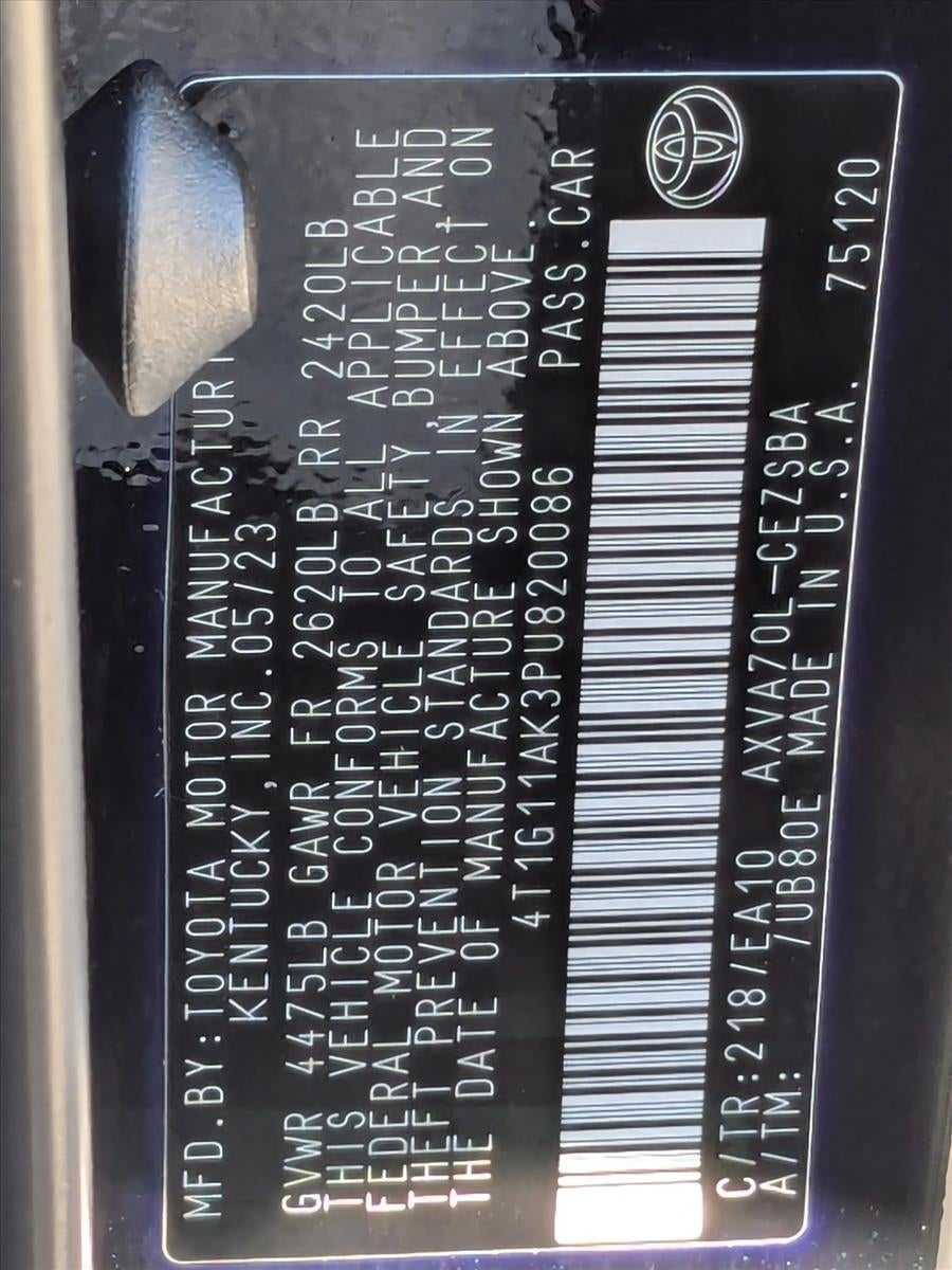 2023 Toyota Camry SE Auto (SE)