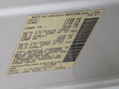 2017 Nissan Murano 2017.5 FWD SL