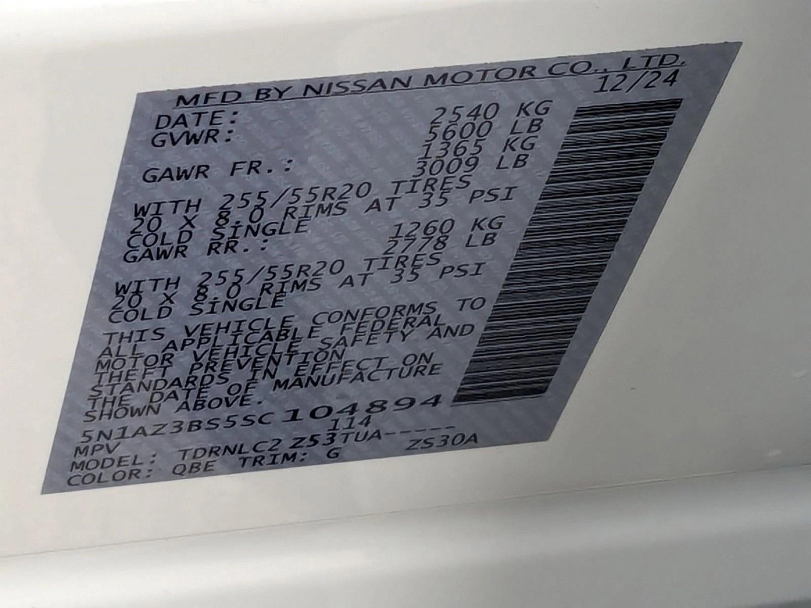 2025 Nissan Murano AWD SV