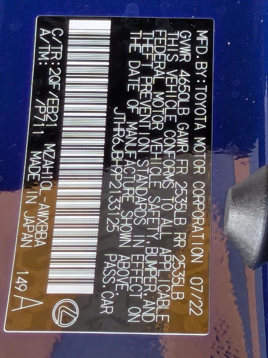 2023 Lexus UX 250h F SPORT Handling FWD