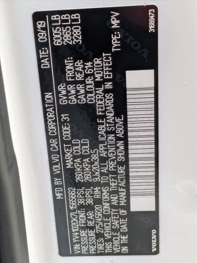 2020 Volvo XC90 T5 FWD Momentum 7 Passenger