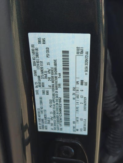 2021 Ford F-150 XLT 2WD SuperCrew 5.5' Box