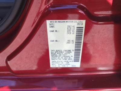 2019 Nissan Altima 2.5 Platinum Sedan