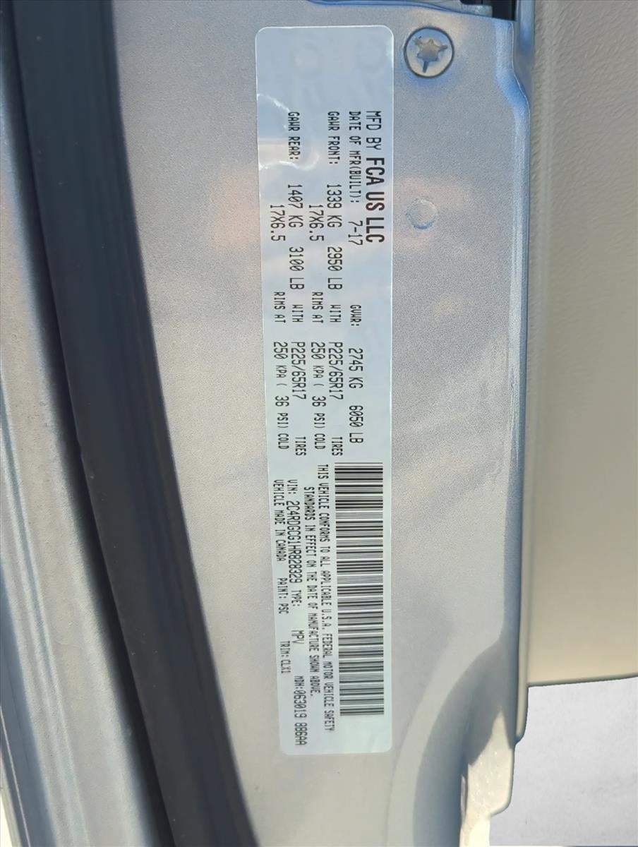 2017 Dodge Grand Caravan SXT Wagon