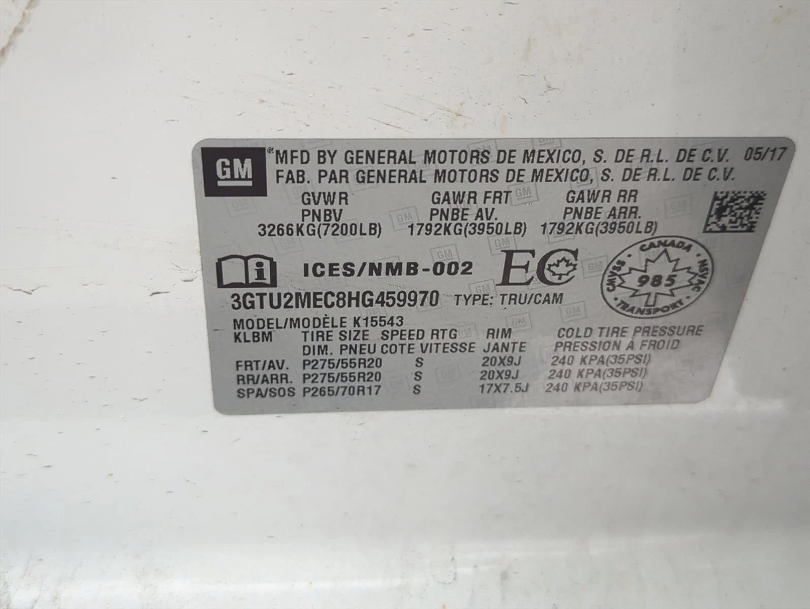 2017 GMC Sierra 1500 Crew Cab Short Box 4-Wheel Drive SLE