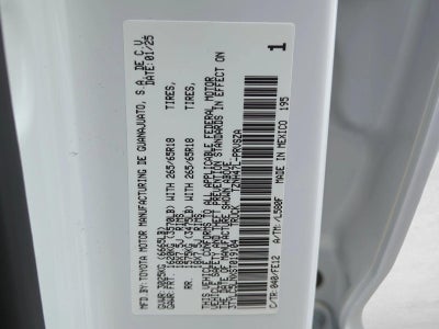 2025 Toyota Tacoma 4WD 4WD TRD Sport Hybrid Double Cab 5' Bed AT (Natl)