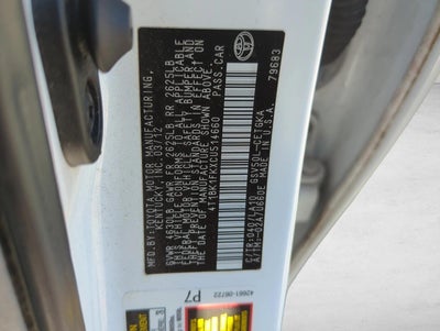 2012 Toyota Camry 4dr Sdn V6 Auto XLE (Natl)