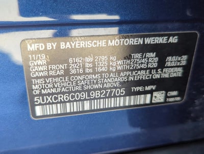 2020 BMW X5 xDrive40i Sports Activity Vehicle