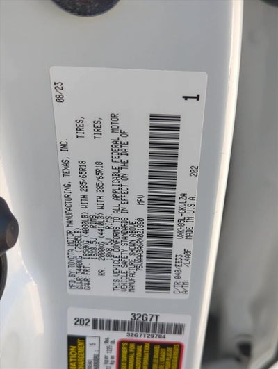2024 Toyota Sequoia TRD Pro 4WD (Natl)
