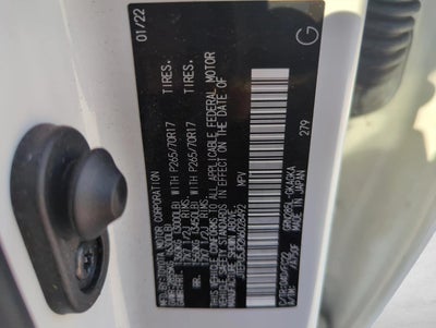 2022 Toyota 4Runner TRD Off Road 4WD (Natl)