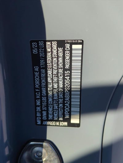 2023 Porsche 718 Boxster T Roadster