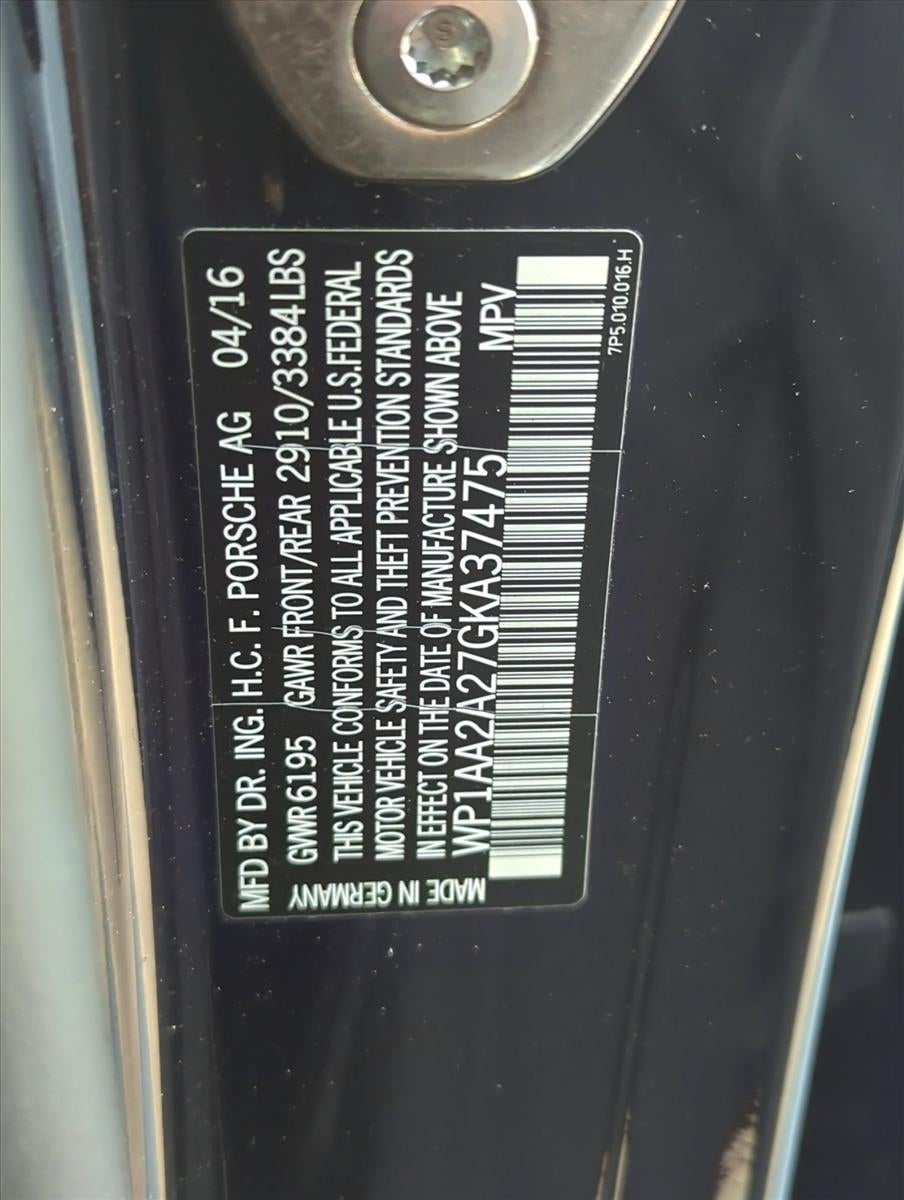 2016 Porsche Cayenne AWD 4dr