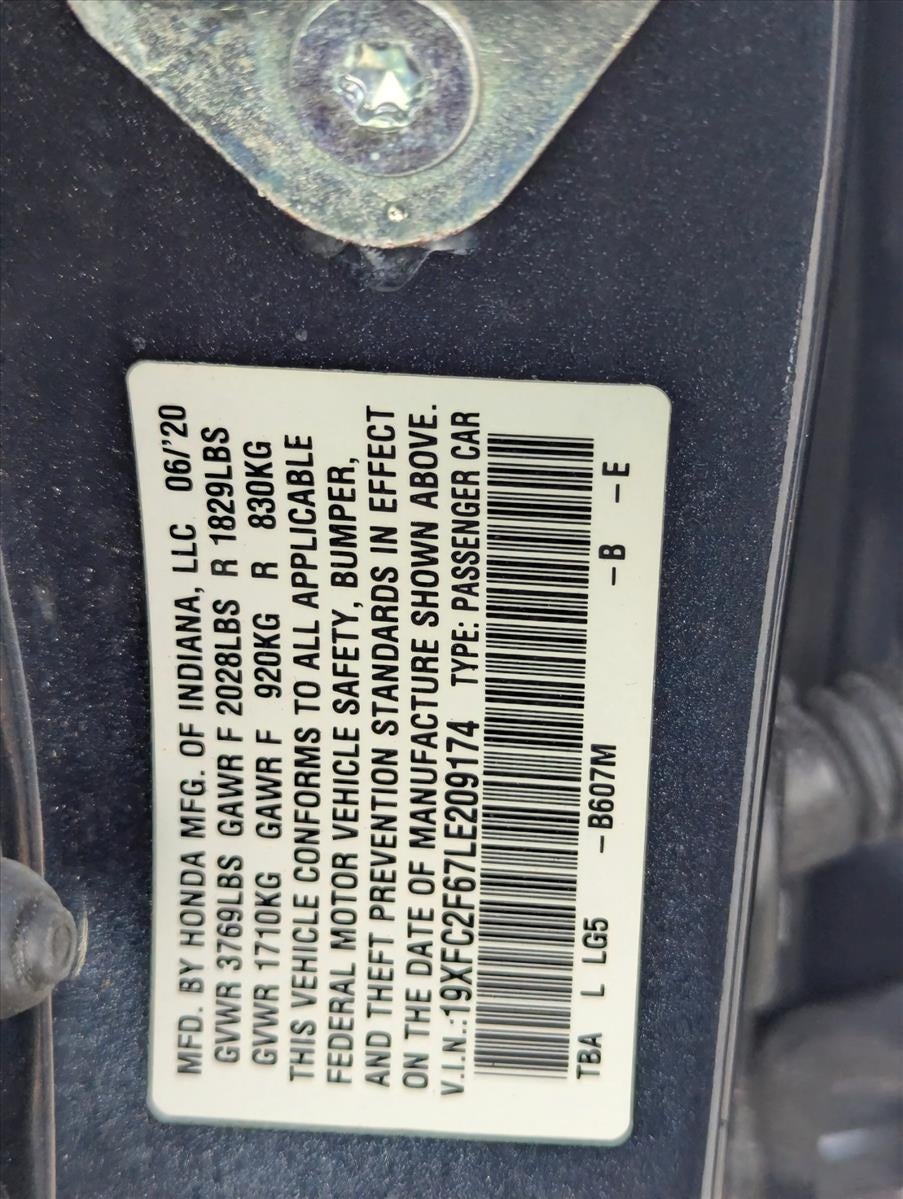 2020 Honda Civic Sedan LX CVT