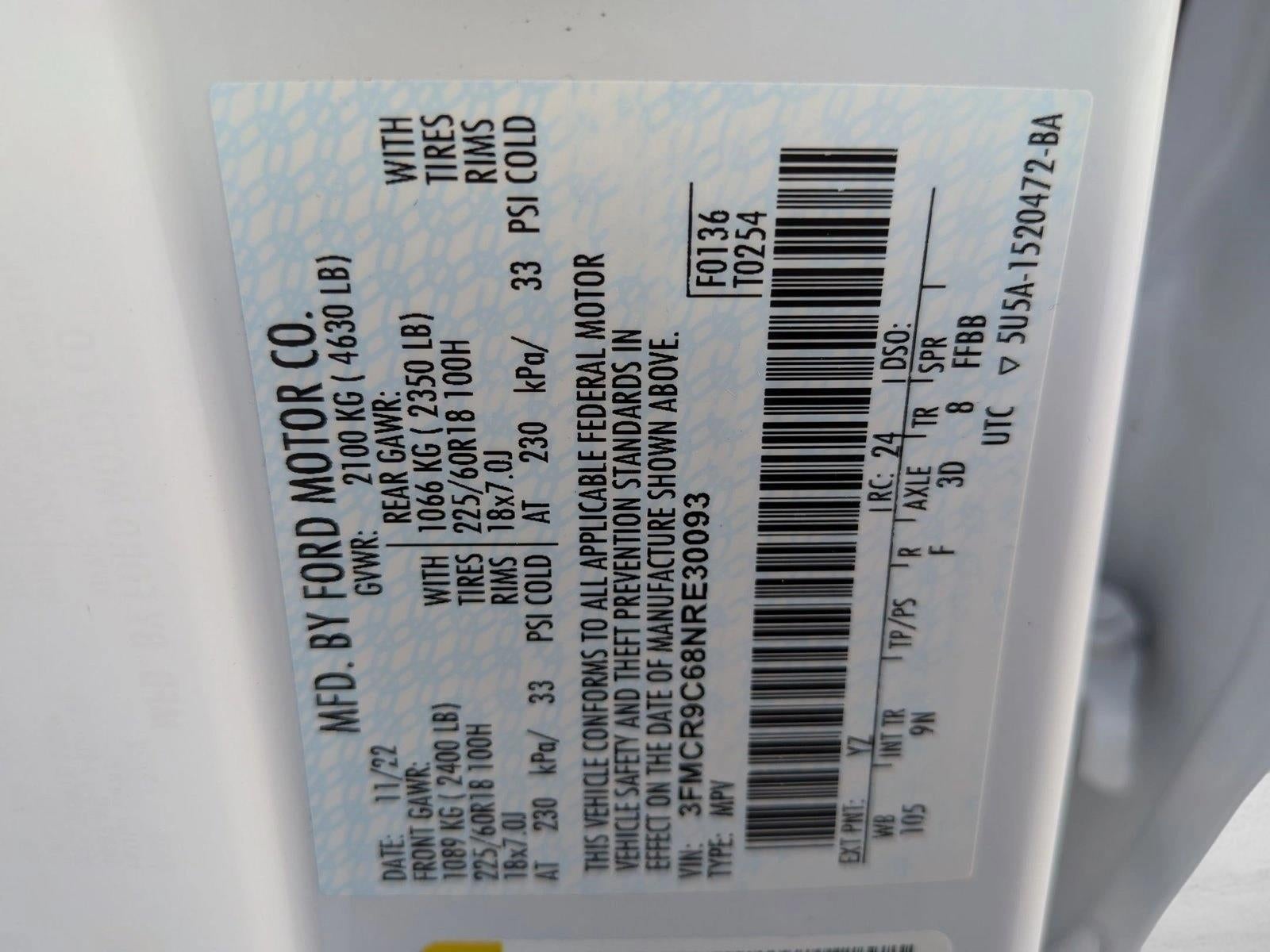 2022 Ford Bronco Sport Outer Banks 4x4