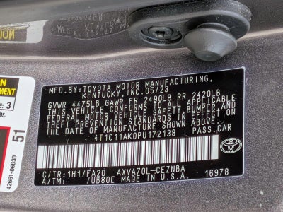 2023 Toyota Camry LE Auto (SE)