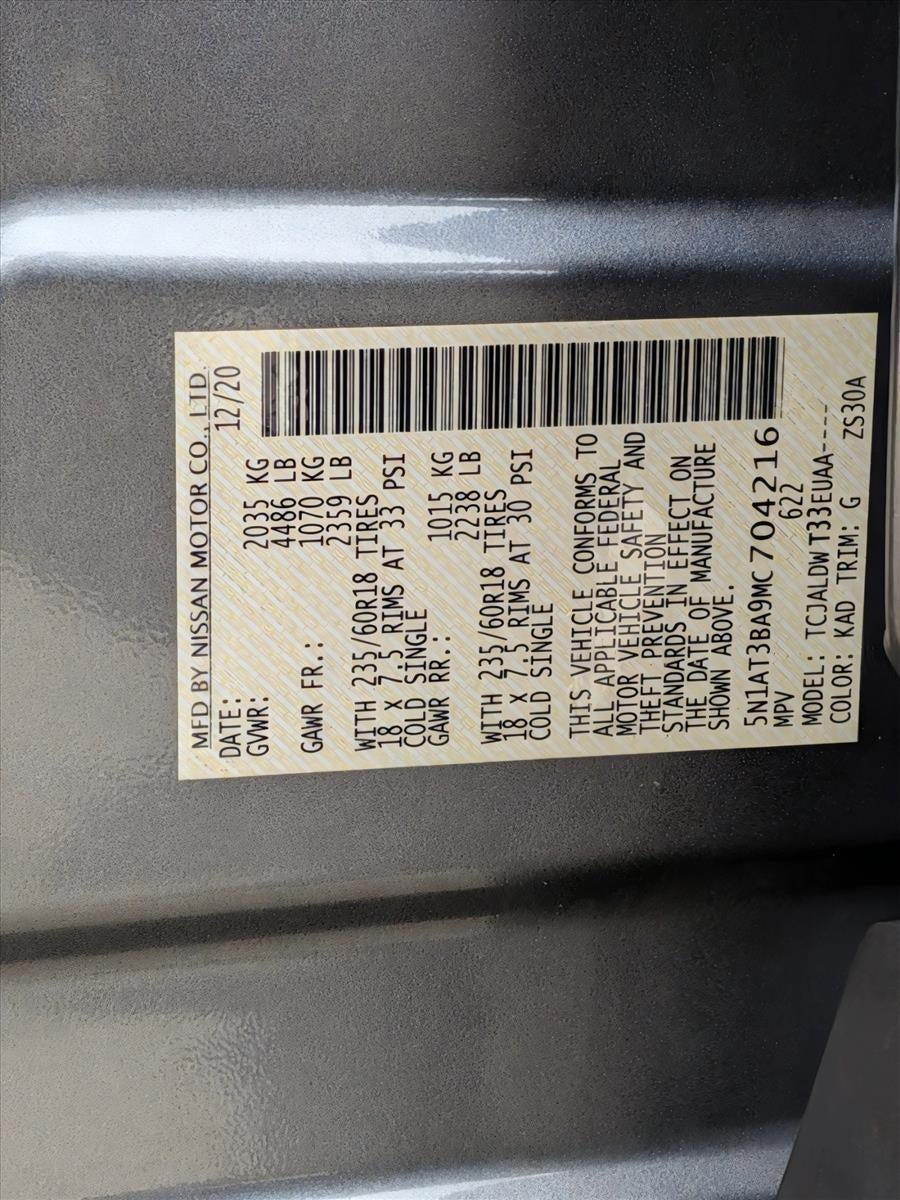 2021 Nissan Rogue FWD SV