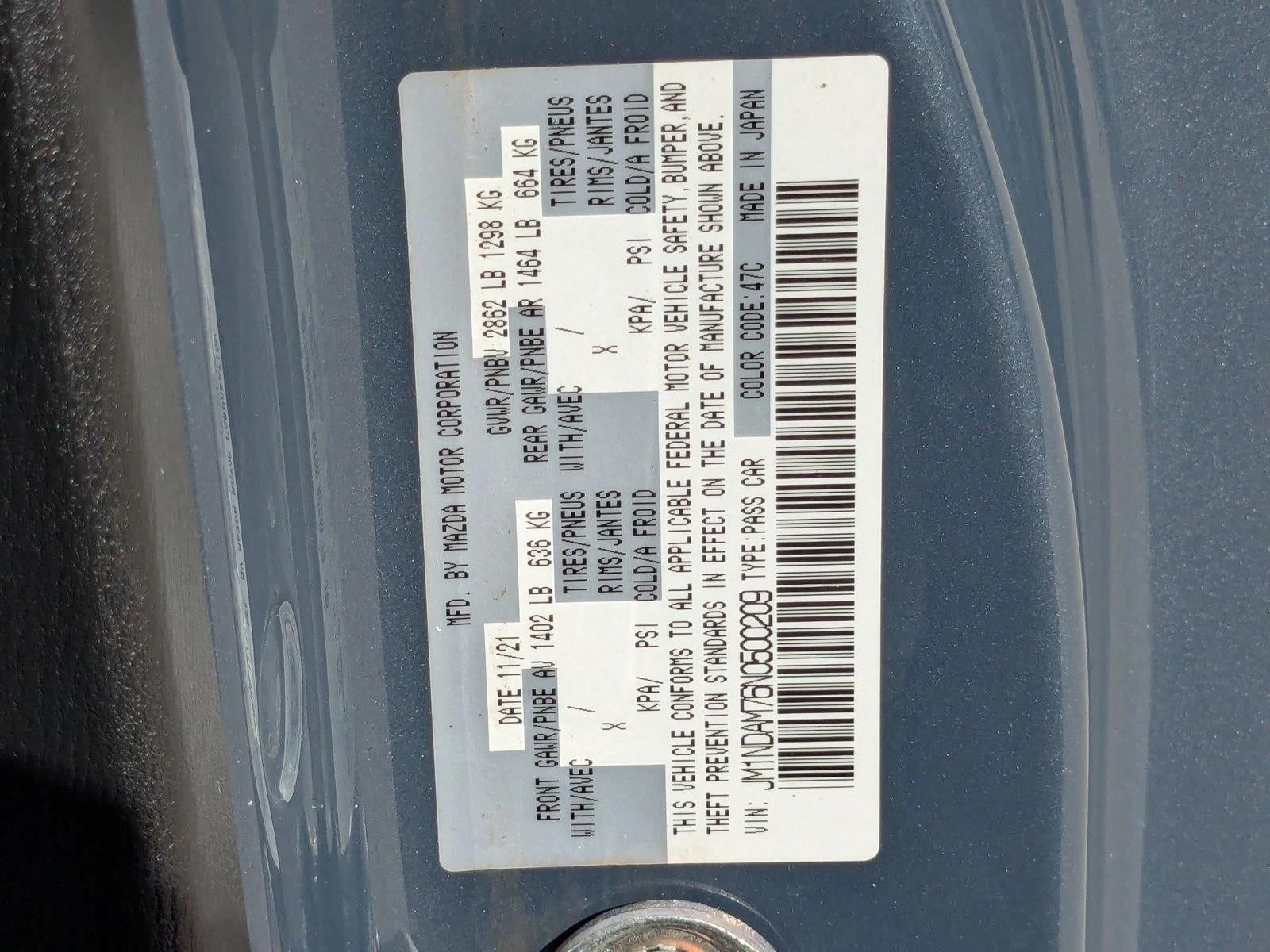 2022 Mazda Mazda MX-5 Miata RF Grand Touring Manual