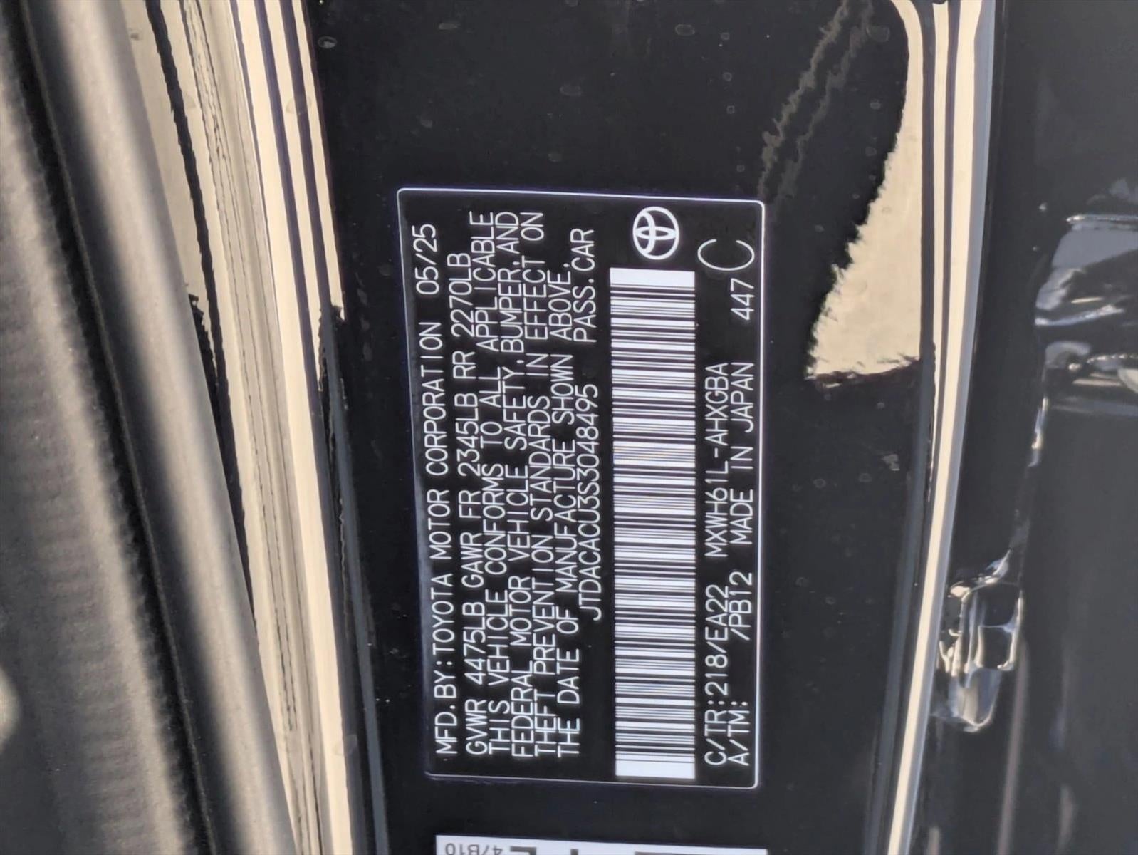 2025 Toyota Prius Plug-In Hybrid XSE (Natl)