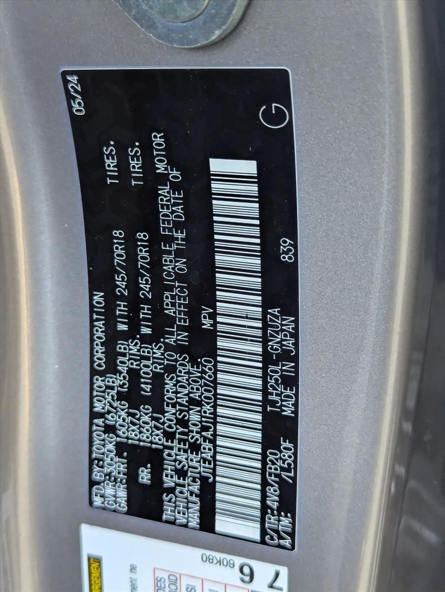 2024 Toyota Land Cruiser 1958 4WD (Natl)