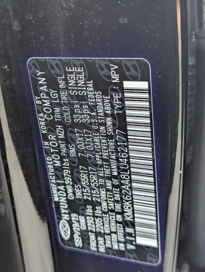 2020 Hyundai KONA SEL Plus Auto FWD