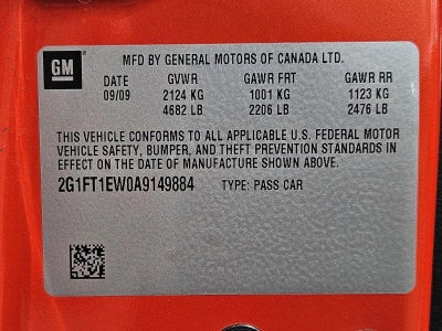 2010 Chevrolet Camaro Coupe 2SS