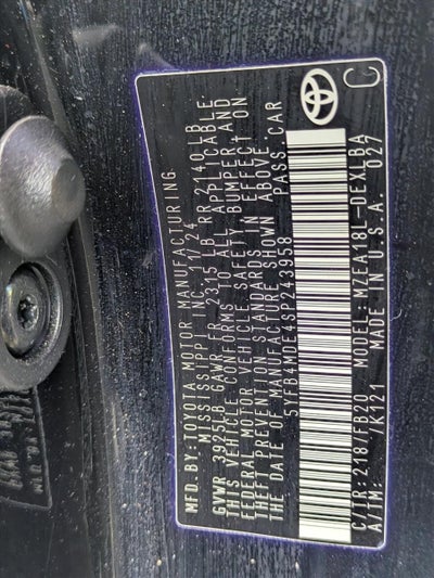 2025 Toyota Corolla LE CVT (Natl)