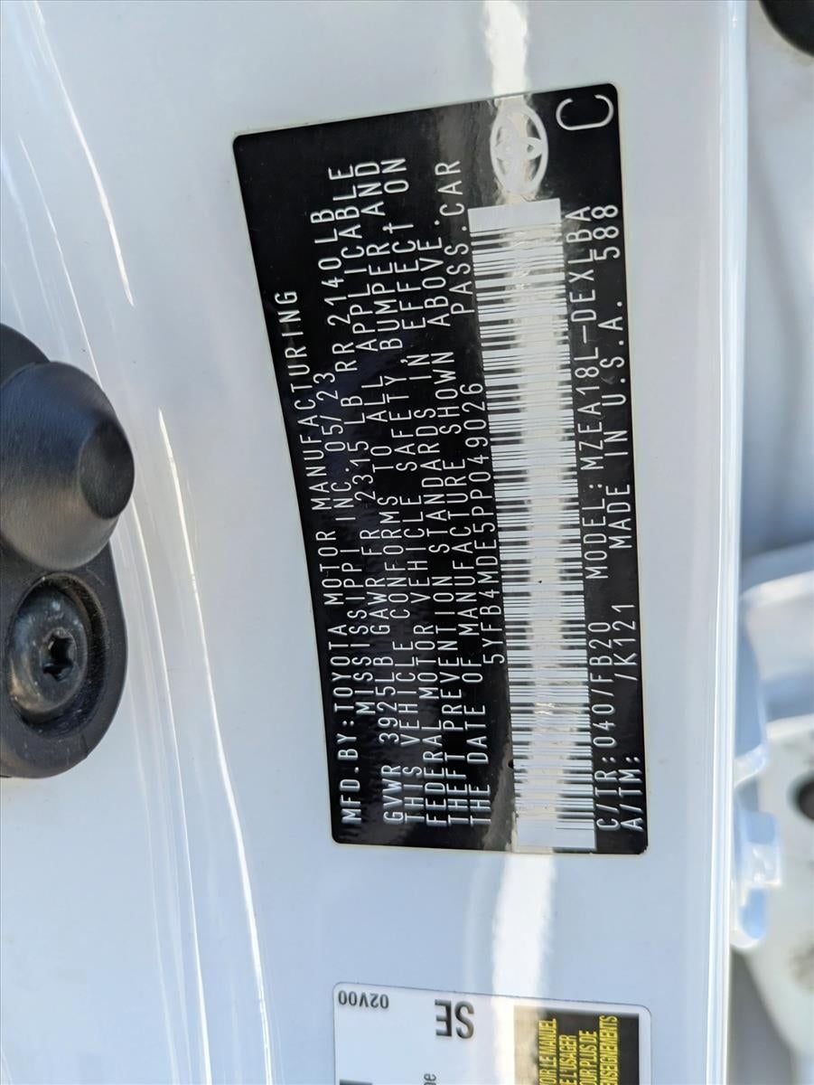 2023 Toyota Corolla LE CVT (Natl)