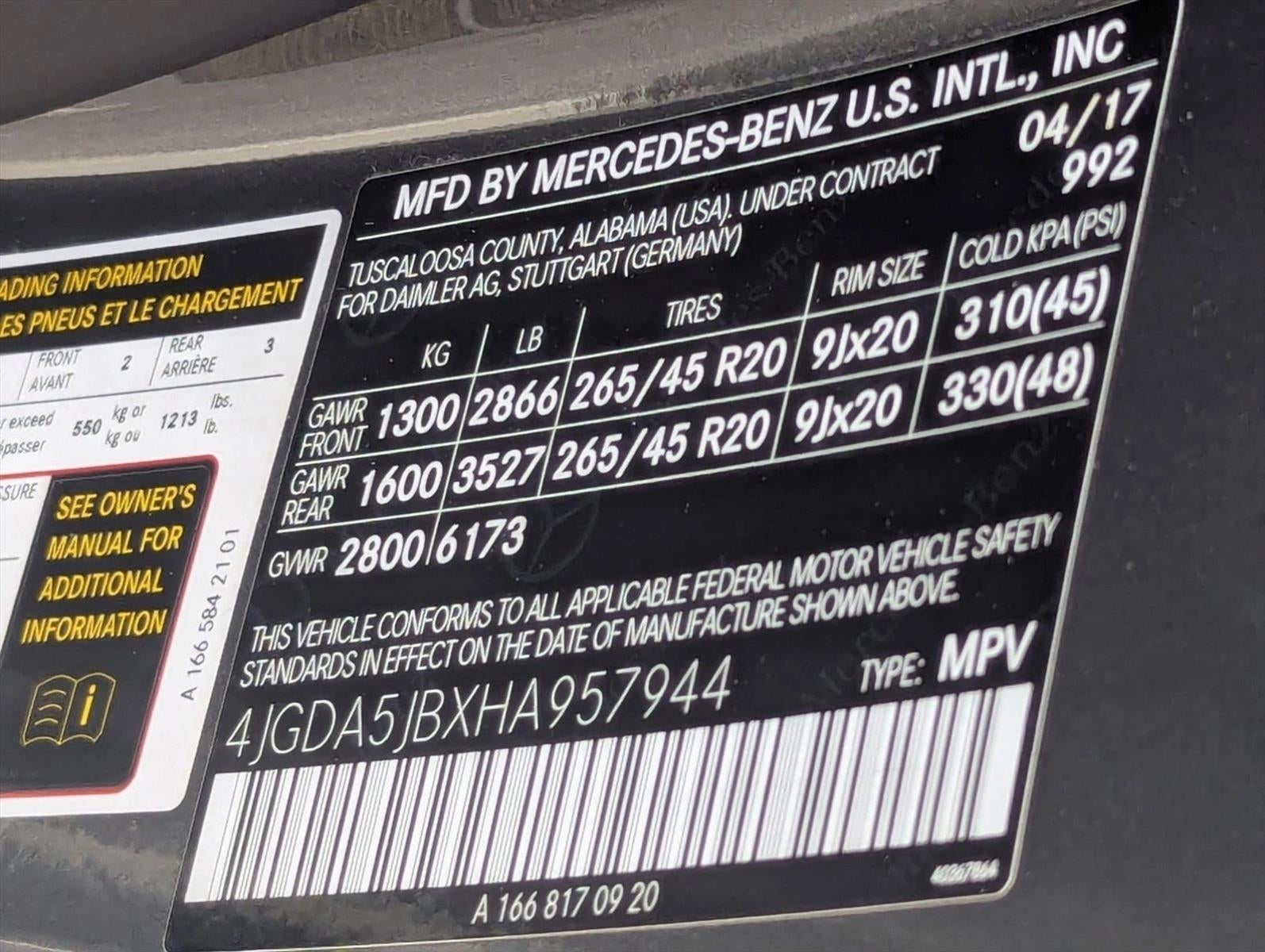 2017 Mercedes-Benz GLE GLE 350 SUV