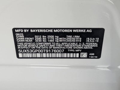 2026 BMW X3 30 xDrive Sports Activity Vehicle
