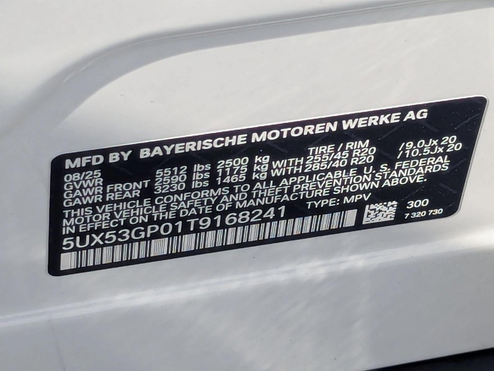 2026 BMW X3 30 xDrive Sports Activity Vehicle